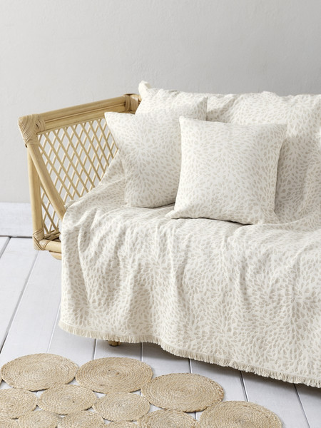 Nima Ριχτάρι Τριθέσιου Καναπέ 180x300 Kalif Ivory