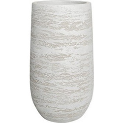 ΚΑΣΠΩ FIBER CLAY ΛΕΥΚΟ-ΕΚΡΟΥ ΨΗΛΟ ΣΤΡΟΓΓΥΛΟ ΜΙΚΡΟ Φ34x60cm