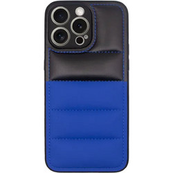 Vivid Puffer Back Cover Apple iPhone 15 Pro Blue/Black