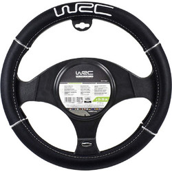 WRC Κάλυμμα Τιμονιού Αυτοκινήτου με Διάμετρο 35-38εκ. Συνθετικό Μαύρο (007382)