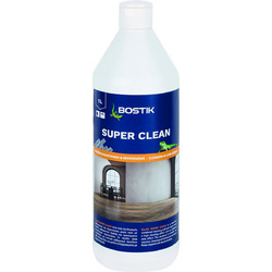 BOSTIK SUPER CLEAN ΚΑΘΑΡΙΣΤΙΚΟ ΧΩΡΙΣ ΚΕΡΙ ΓΙΑ ΜΑΣΙΦ ΔΑΠΕΔΑ ΕΠΕΞΕΡΓΑΣΜΕΝΑ ΜΕ ΒΕΡΝΙΚΙΑ 1LT (48613200)