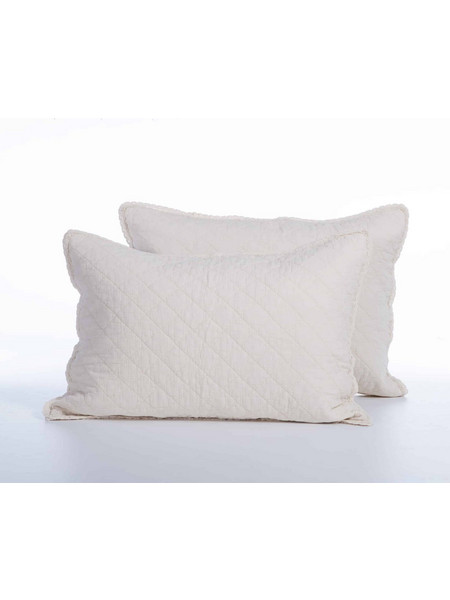 ΜΑΞΙΛΑΡΟΘΗΚΕΣ ΣΕΤ 2 ΤΕΜΑΧΙΩΝ BRUNNO 52Χ72 NEF-NEF HOMEWARE ECRU
