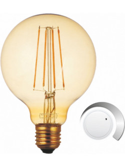 EL822113 | EL822113 | LED FILLAMENT DIM Amber Glass G95-4|4W Ε27|2200k|380lm|enjoysimplicity(TM)