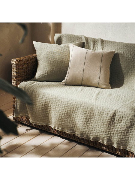 Gofis Home Ριχτάρι Διθέσιου Καναπέ 180x250 Eliena 402/07 Smoke Green