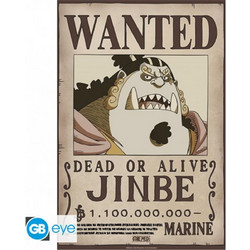 Abysse: One Piece - Wanted Jinbe Wano Chibi Poster (52X38) (GBYDCO623)