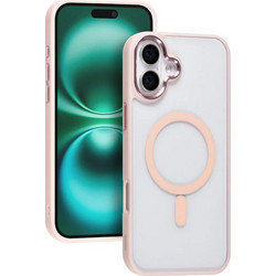 TUNIQ iPhone 16 Plus Back cover case - Magsafe - Silicone - Pink
