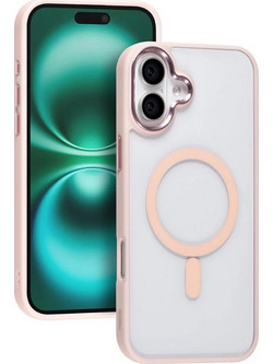 TUNIQ iPhone 16 Plus Back cover case - Magsafe - Silicone - Pink