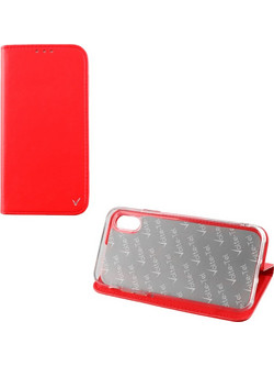 Volte-Tel Pocket Magnet Book Stand Θήκη iPhone XS Max Red