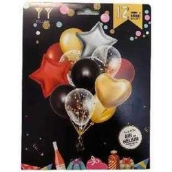 Σετ μπαλόνια party - 12pcs - 024117