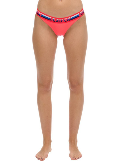 Superdry Bikini Slip Κόκκινο W3010449A
