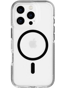 Tech21 - Evo Crystal - Cover - iPhone 16 Pro - Crystal MagSafe - Black