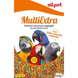 All Pet Farma Multiextra με Φρούτα για Παπαγάλους 600gr