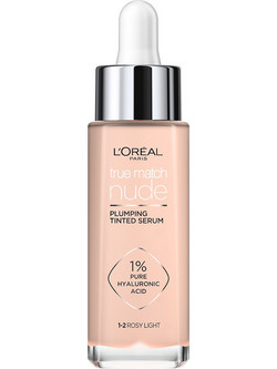 L'Oreal Paris True Match Nude Plumping Tinted Serum 1-2 Rosylight Liquid Make Up 30ml