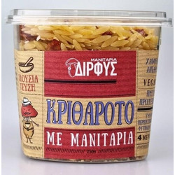 Κριθαρότο με βασιλομανίταρα 250gr Διρφυς