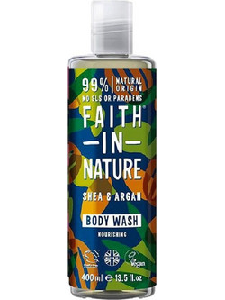 Faith In Nature Karite & Argan Αφρόλουτρο σε Gel 400ml