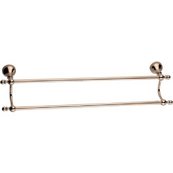 Πετσετοθήκη Διπλή 60cm Old Style Μπρονζέ Interflex 183950