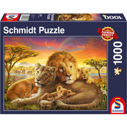 Puzzle Schmidt Loving Lions 1000 Κομμάτια
