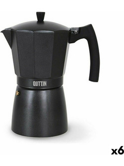 Quttin 1 Μπρίκι Espresso 12Cups Μαύρο