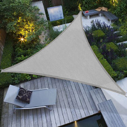 Τριγωνικό Πανί Σκίασης Grey 3x3x3m