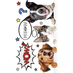 Animals Furry Friends Elastic folder A/4