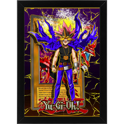 Ξύλινο κάδρο με θέμα το Yu-Gi-Oh