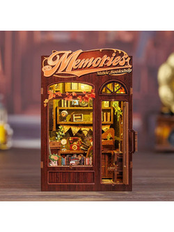 Cutebee Memories Music Bookshop 3D Book Nook DIY 136 Κομμάτια 17cm
