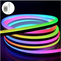 Αδιάβροχη Έγχρωμη Εύκαμπτη Ταινία 10m Neon Flex LED RGBW Rixme
