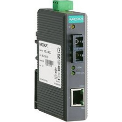 MOXA IMC-21-S-SC, Industrial 10/100BaseT(X) to 100BaseFX Media Converter
