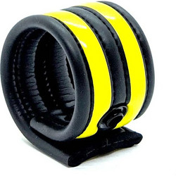 Neoprene Racer Ball Strap Ρυθμιζόμενα Δαχτυλίδι Όρχεων 3.5cm Κίτρινο