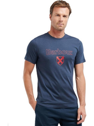 Πιτζάμα BARBOUR Regular Fit Shirt Shorts Navy Blue