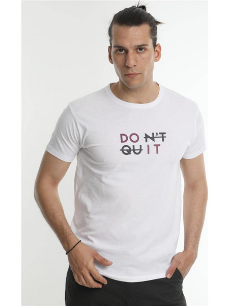 T-shirt βαμβακερό don't quit Van Hipster