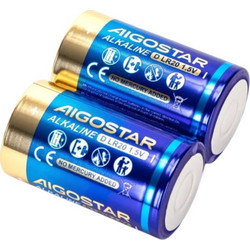 Αλκαλικές Μπαταρίες Aigostar LR20 D 1.5V - Σετ 2 Τεμαχίων