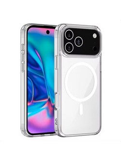 Θήκη Προστασίας Σιλικόνης Clear Case Με MagSafe iPhone 17 Pro