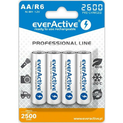 everActive Professional Line AA 2600mAh 4τμχ