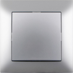 ENTAC Entac 101 Arnold Recessed wall switch single-pole Silver 11371