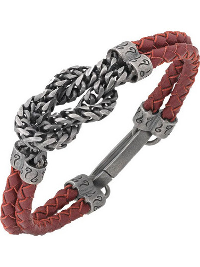 Marco Dal Maso Lash Bold Marine Knot Βραχιόλι Red AGBR0115-01BVPR2-S