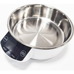 Nordic paws - Dog Food Bowl with digital scale - 21,8 x 7cm - Pet Supplies