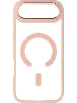 iS TPU MAG COLOR EDGE IPHONE 17 AIR trans pink backcover