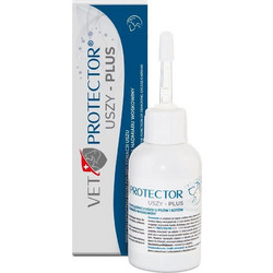 Jm Sante Vet Protector Uszy Plus Ear Solution Dogs Cats - 50 Ml