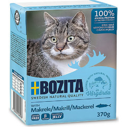 Bozita Adult Grain Free with Mackerel in Jelly 370gr
