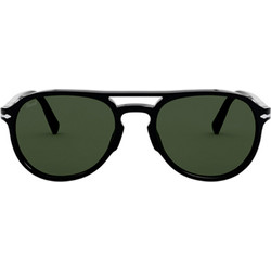 Persol PO3235S 95/31 Ανδρικά Γυαλιά Ηλίου Aviator Κοκάλινα Μαύρα με Μαύρο Polarized Φακό
