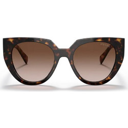 Prada PR 14WS 2AU6S1 Γυναικεία Γυαλιά Ηλίου Στρογγυλά Κοκάλινα Ταρταρούγα με Καφέ Degradee Φακό