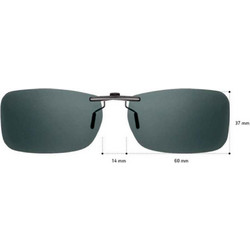 Sunglasses CLIP ON ΓΙΑ ΚΟΚΑΛΙΝΟ ΚΑΙ ΜΕΤΑΛΛΙΚΟ ΣΚΕΛΕΤΟ 12769/G15/60
