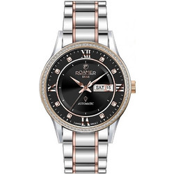 Roamer Jubilee II Ανδρικό Ρολόι Αυτόματο με Ασημί Μεταλλικό Μπρασελέ 773637-49-59-70