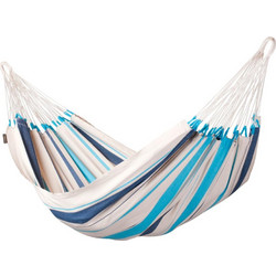 LA SIESTA(R) Caribena Aqua Blue - Cotton Single Classic Hammock