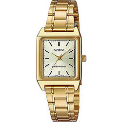 Casio Γυναικείο Ρολόι με Χρυσό Μεταλλικό Μπρασελέ LTP-V007G-9E