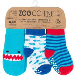 Zoocchini: Σετ 3 Καλτσάκια Σέρμαν ο Καρχαρίας (0-24 months) ZOO11801