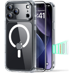 ESR Classic Hybrid Halolock με MagSafe & Tempered Glass Set - iPhone 17 Pro - Διάφανο