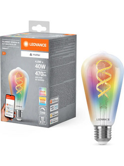 ΛΑΜΠΑ LED FILAMENT ST64 SMART 4,8W WRGB E27 230V LEDVANCE