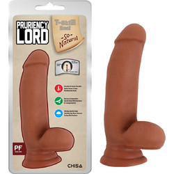 Chisa Novelties Pruriency Lord Latin Ρεαλιστικό Dildo με Βεντούζα & Όρχεις 17.5cm Latin